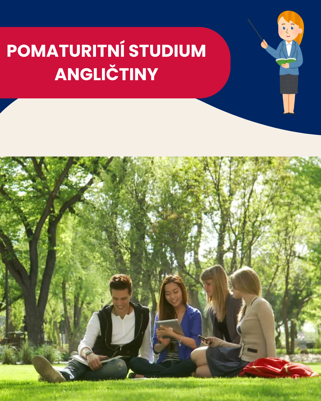 Pomaturitní studium? Ano! Přihlášky jsou již otevřené!